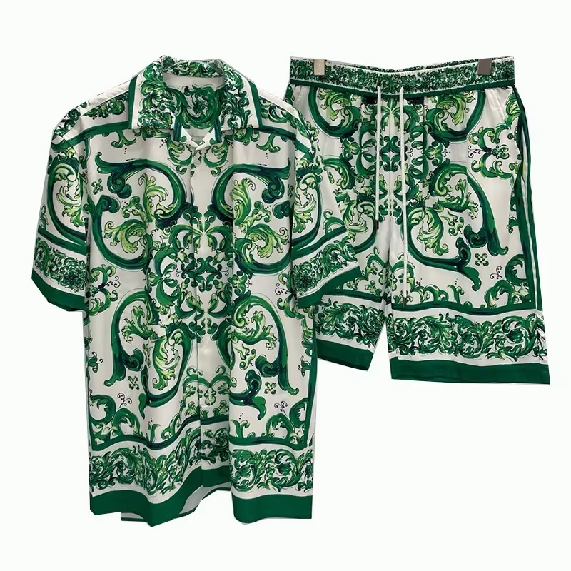 Mens Fashion Clothes - 2026 Summer Digital Print Casual Short