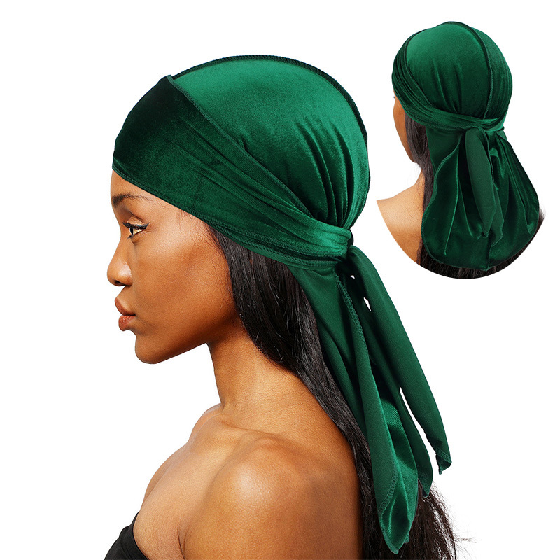 Men'S Fashion With Hat - Unisex Men Women Velvet Durags Bandana