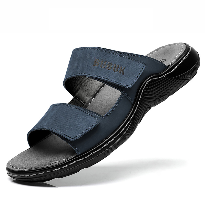 Men'S Fashion News - First-Layer Cowhide Men's Sports Sandals, Open-Toe