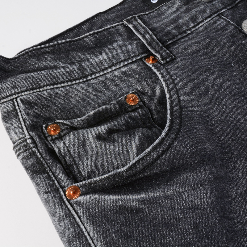 Y2K Fashion Men's Slim Fit Str - огляд і ціна Men'S Fashion Grey Jeans