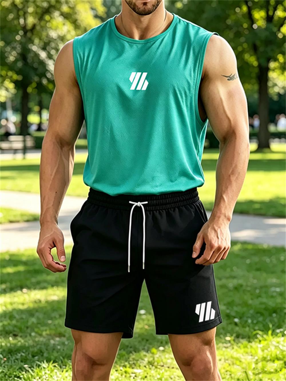 2026 new Men's Brand Vest Two- - огляд і ціна Mens Fashion Summer