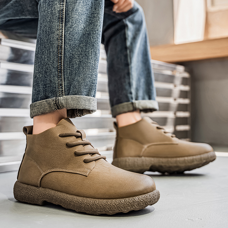 Men Ankle Boots Brown Short Bo - огляд і ціна Men'S Fashion News