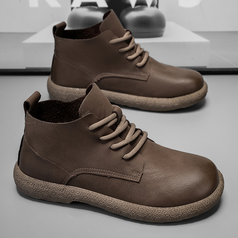 Men Ankle Boots Brown Short Bo - огляд і ціна Men'S Fashion News