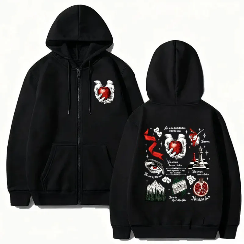 Wolf Romance Zipper Hoodies fo - огляд і ціна Mens Fashion Zip Up Hoodies
