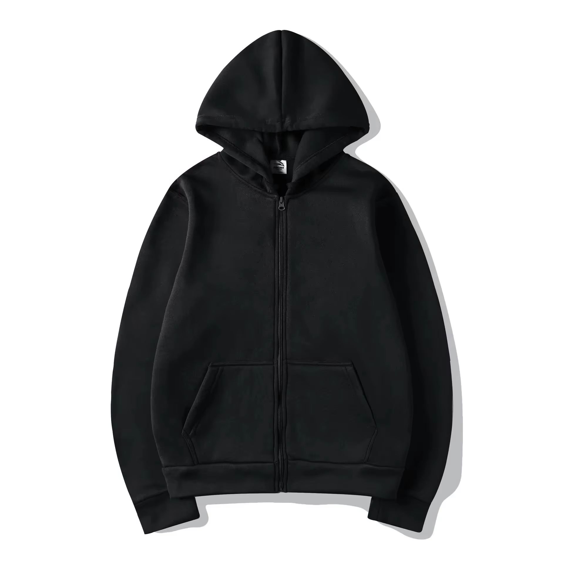 High Street Hoodie Men Solid C - огляд і ціна Mens Fashion Zip Up Hoodies